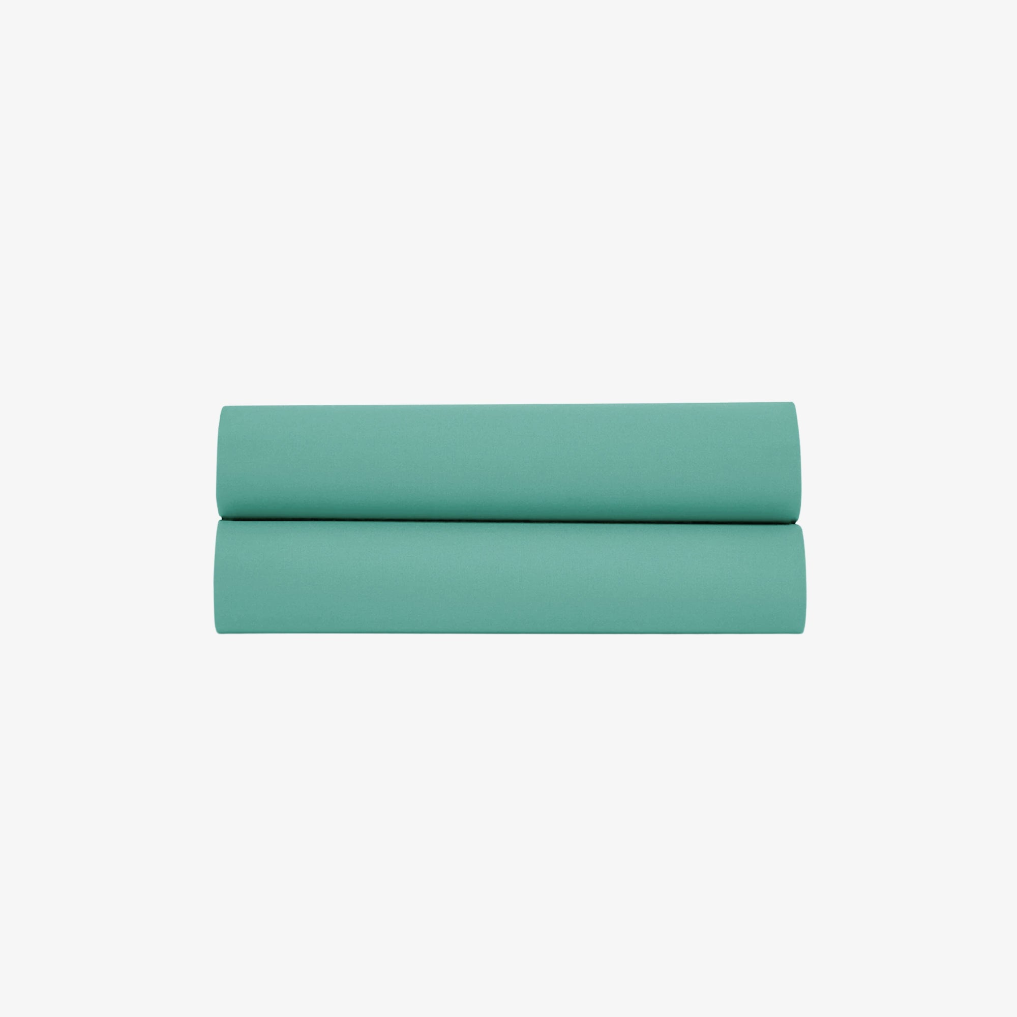 Drap Plat Percale de Coton 80 fils celadon