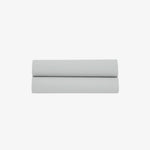 Drap Plat Percale de Coton 80 fils gris perle
