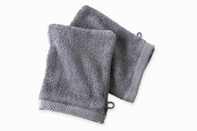 Lot de 2 gants de toilette 16×21 cm – 600 g/m² en 100 % coton peigné
