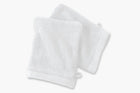 Lot de 2 gants de toilette 16×21 cm – 600 g/m² en 100 % coton