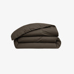 Anthracite Gray Cotton Satin Duvet Cover 120 Threads