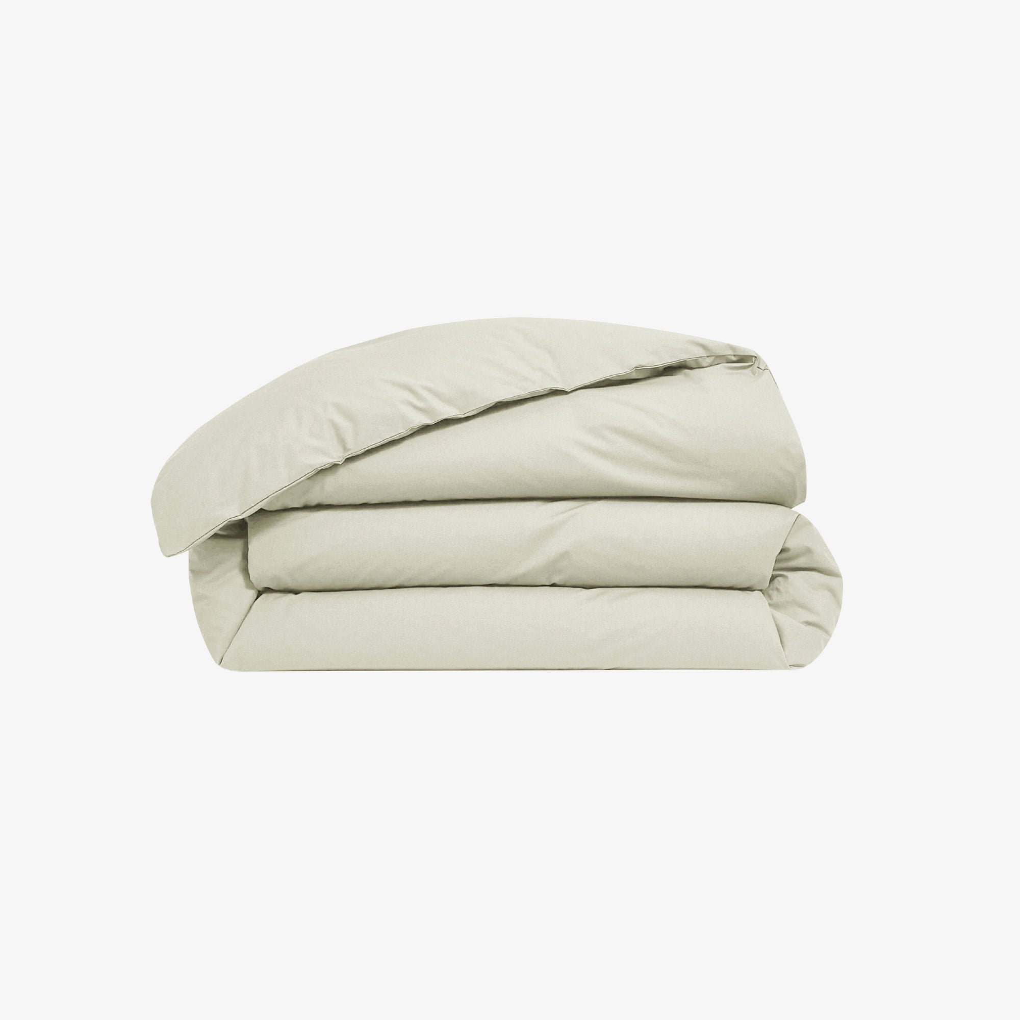 Housse de couette percale de Coton 80 fils ivoire