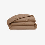Housse de Couette Satin de Coton 120 fils taupe