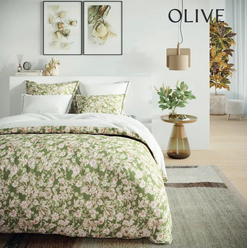 OLIVE - Parure housse de couette