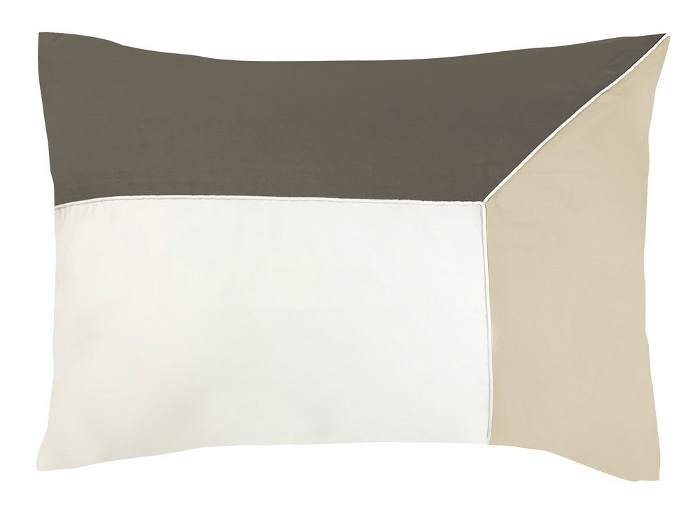 PALOMA TAUPE - Parure de lit Taie Oreiller 50x70