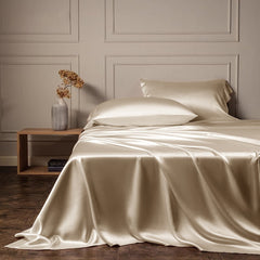 Ivory Silk Bedding Set