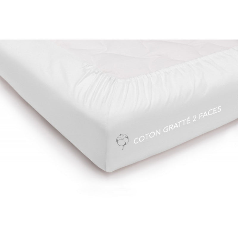 Protège matelas Coton Gratté 2 faces