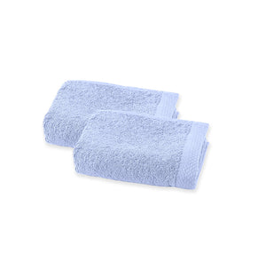 serviette luxe couleur bleu clair 50x30 cm