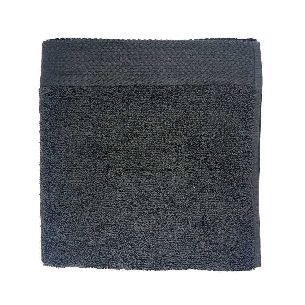 Serviette de Toilette 50x100 Cm Gris Anthracite