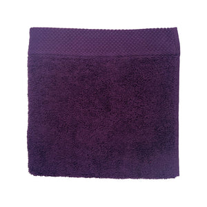 Serviette de Toilette 50x100 Cm Aubergine