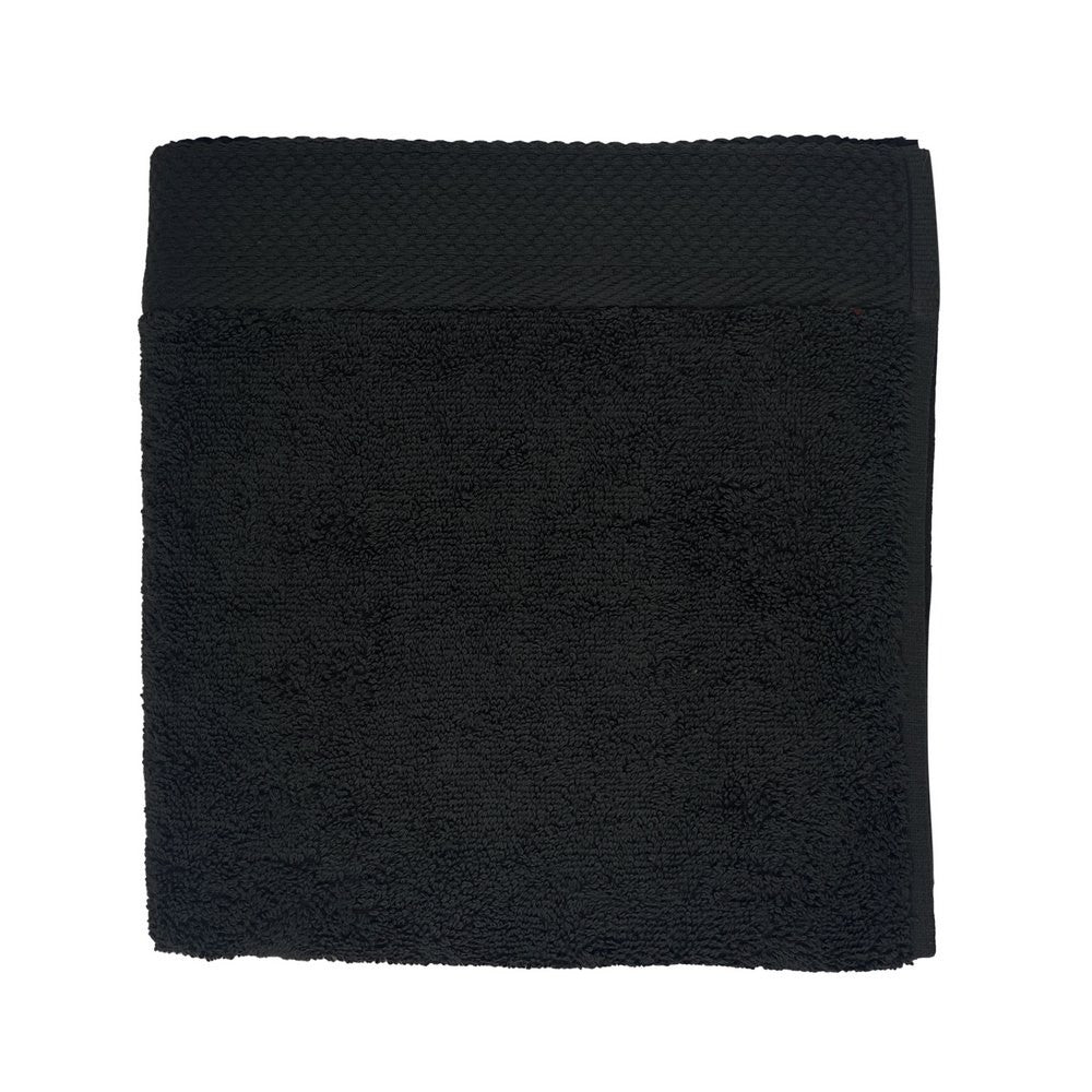 Serviette de Toilette 50x100 Cm Noir