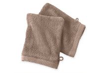 Lot de 2 gants de toilette 16×21 cm – 600 g/m² en 100 % coton peigné