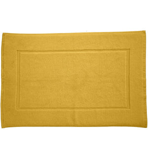 tapis bain couleur jaune safran super absorbante et grandes dimensions