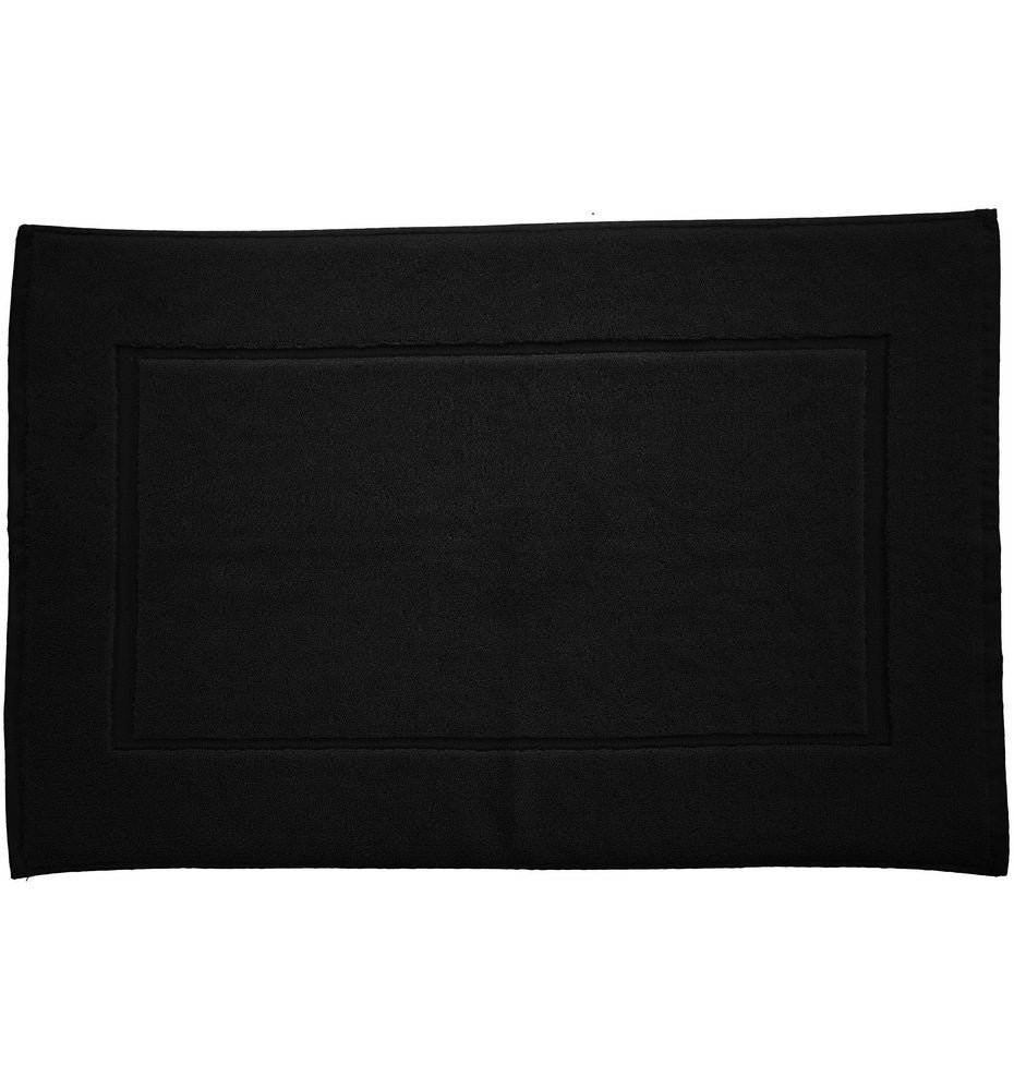 tapis de bain haut gamme noir aux dimensions 50x80 cm