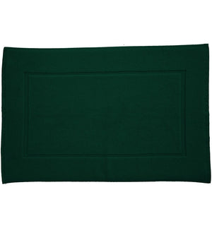tapis bain doux et confortable couleur vert foncé