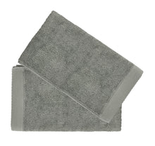 Set de 2 Serviettes Invite 50x30 - Argent