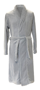 Robe de chambre avec passepoil - Argent