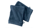 Set de 2 Gants de Toilette 16x21 - Bleu-jean