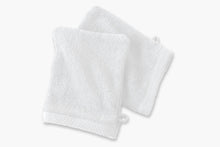 Set de 2 Gants de Toilette 16x21 - Blanc