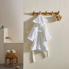 Peignoir enfant à capuche - Blanc