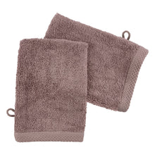 Set de 2 Gants de Toilette 16x21 - Violet_ice