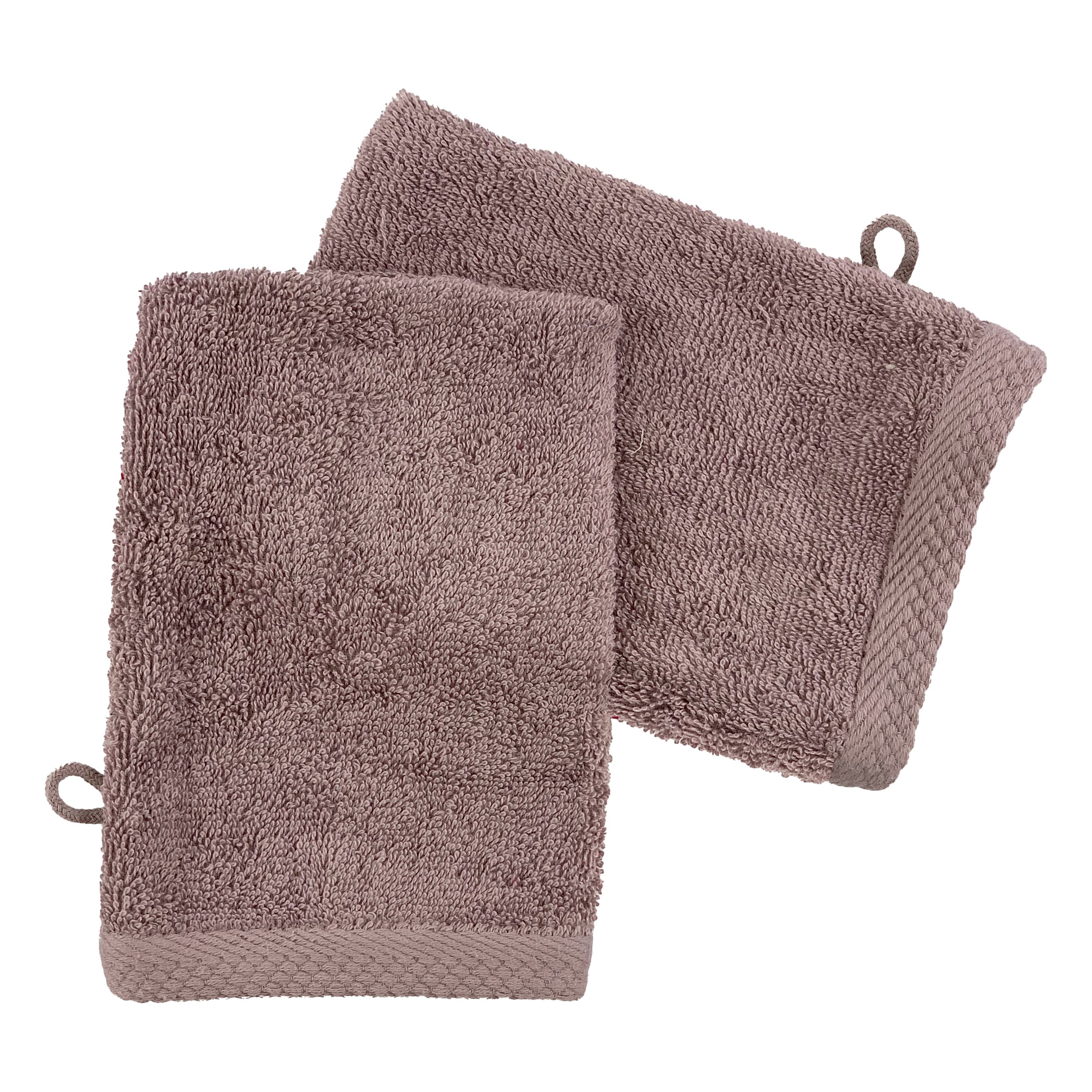 Set de 2 Gants de Toilette 16x21 - Violet_ice