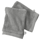 Set de 2 Gants de Toilette 16x21 - Argent