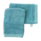 Set de 2 Gants de Toilette 16x21 - Aqua