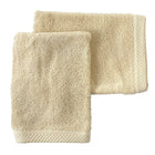 Set de 2 Gants de Toilette 16x21 - Ivoire