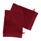 Set de 2 Gants de Toilette 16x21 - Cerise