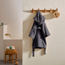 Peignoir enfant à capuche - Gris Perle