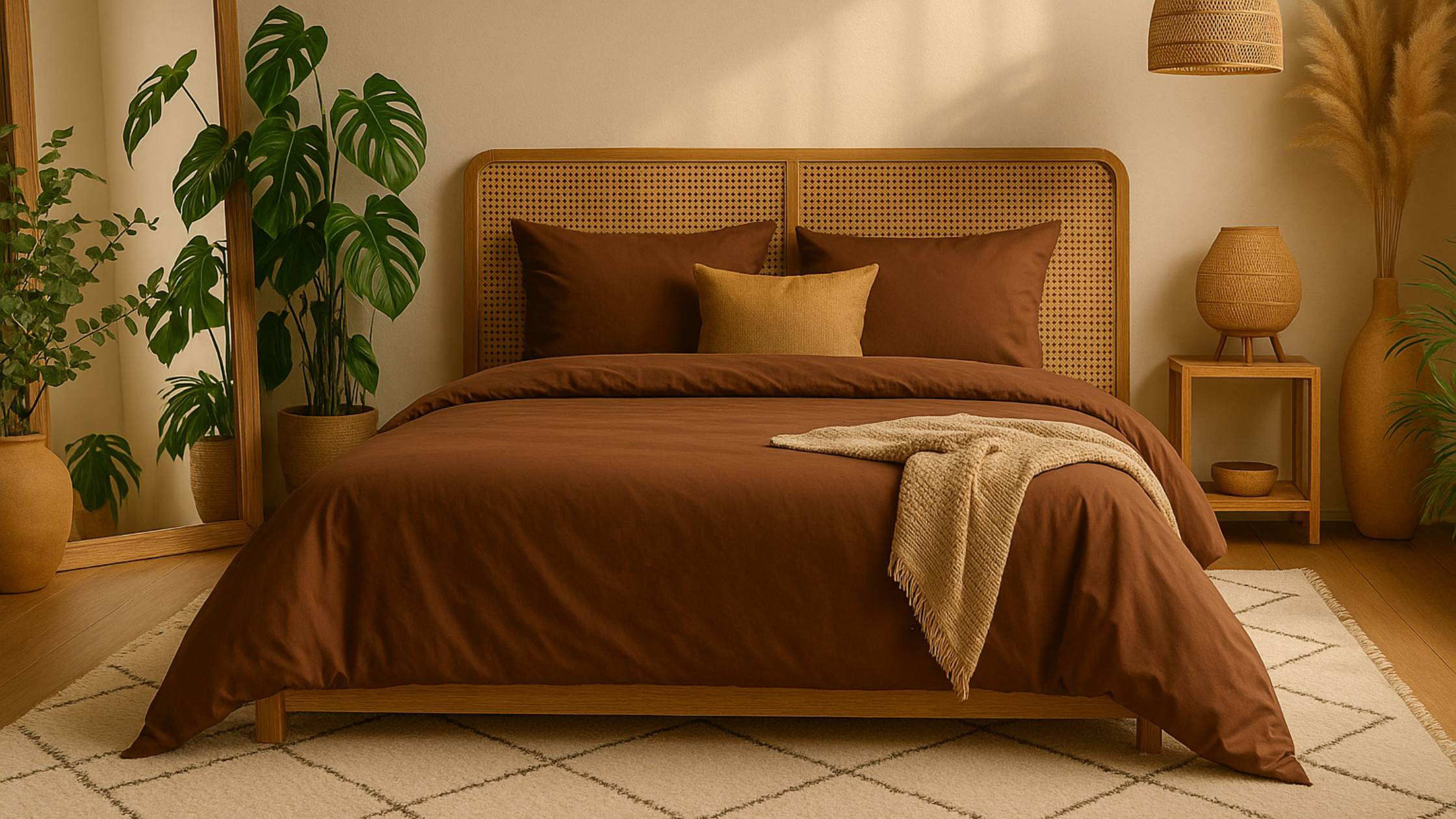 housse de couette percale de coton 240x280 cm pour lit king size