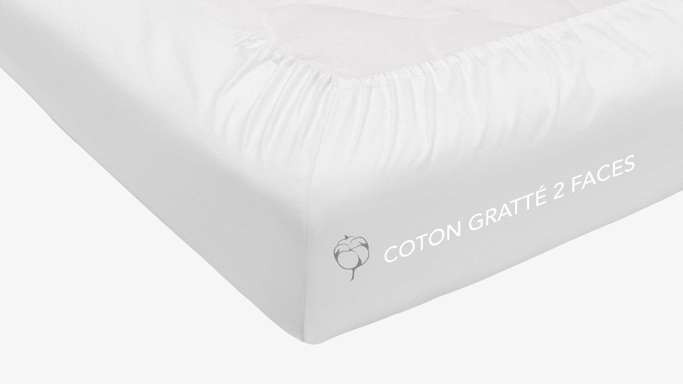 housse pour matelas en coton gratte